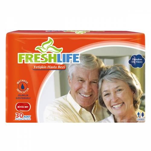 Freshlife Large Bağlamalı Bez 30 lu paket