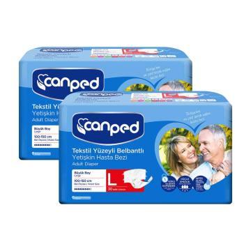 Canped Large Bağlamalı Bez 30 lu Paket